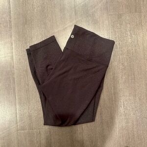 Lululemon Align Patterned Black Leggings Size 14
